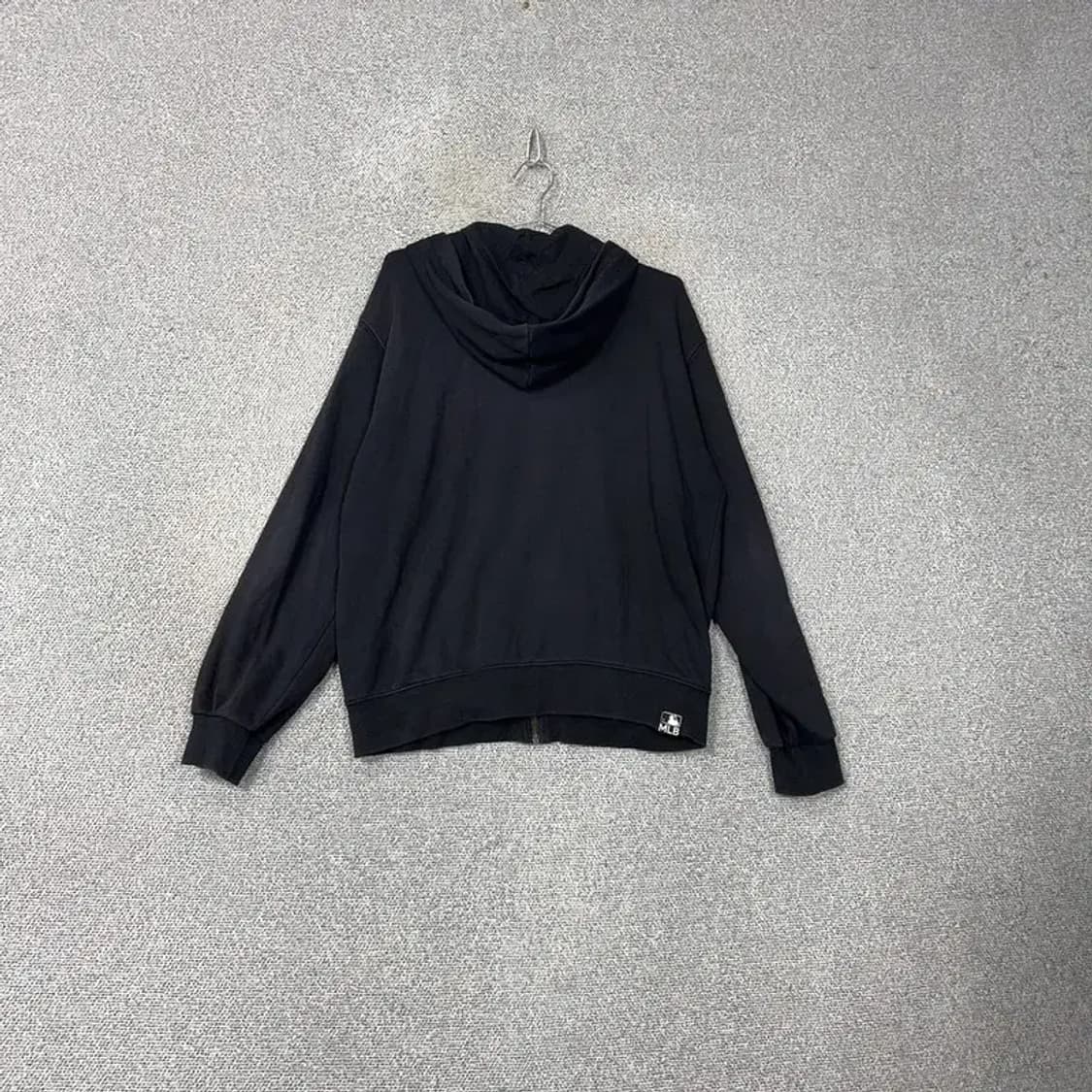 MLB 뉴욕양키즈 로고 블랙 후드집업 M 상품이미지2