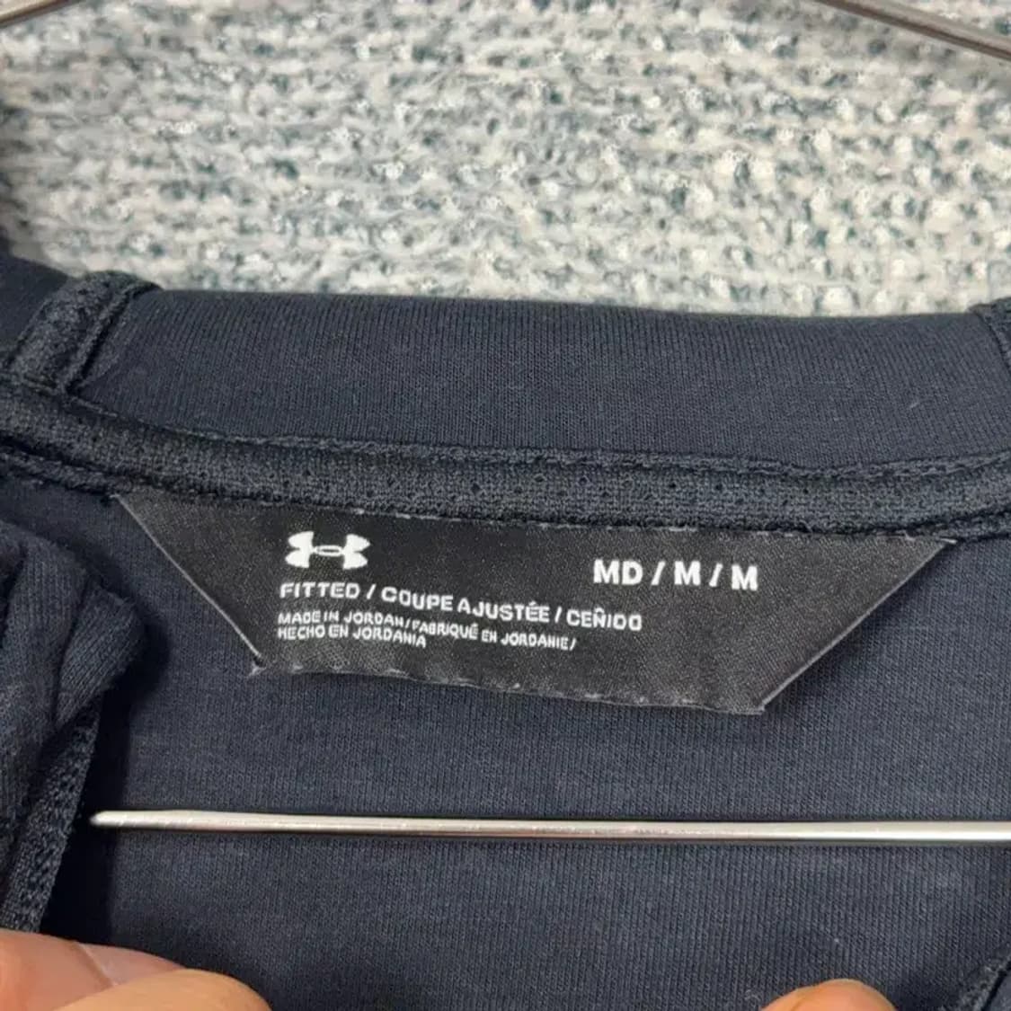 언더아머 네이비 기능성 후드집업 M 상품이미지3