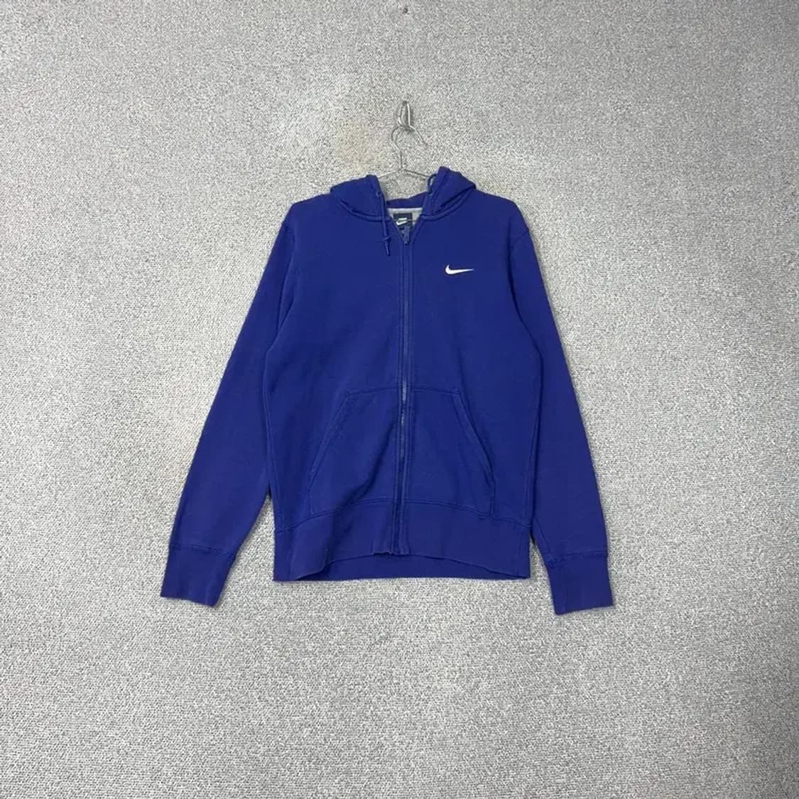 나이키 로고 블루 후드집업 M 상품이미지1