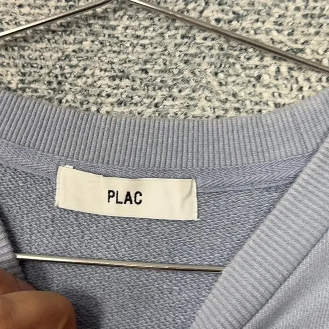 플랙 로고 라이트그레이 맨투맨 S 상품이미지3