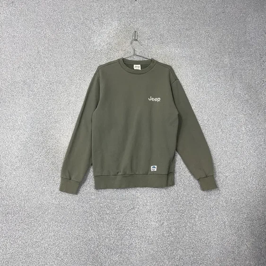 지프 카키 로고 맨투맨 M 상품이미지1