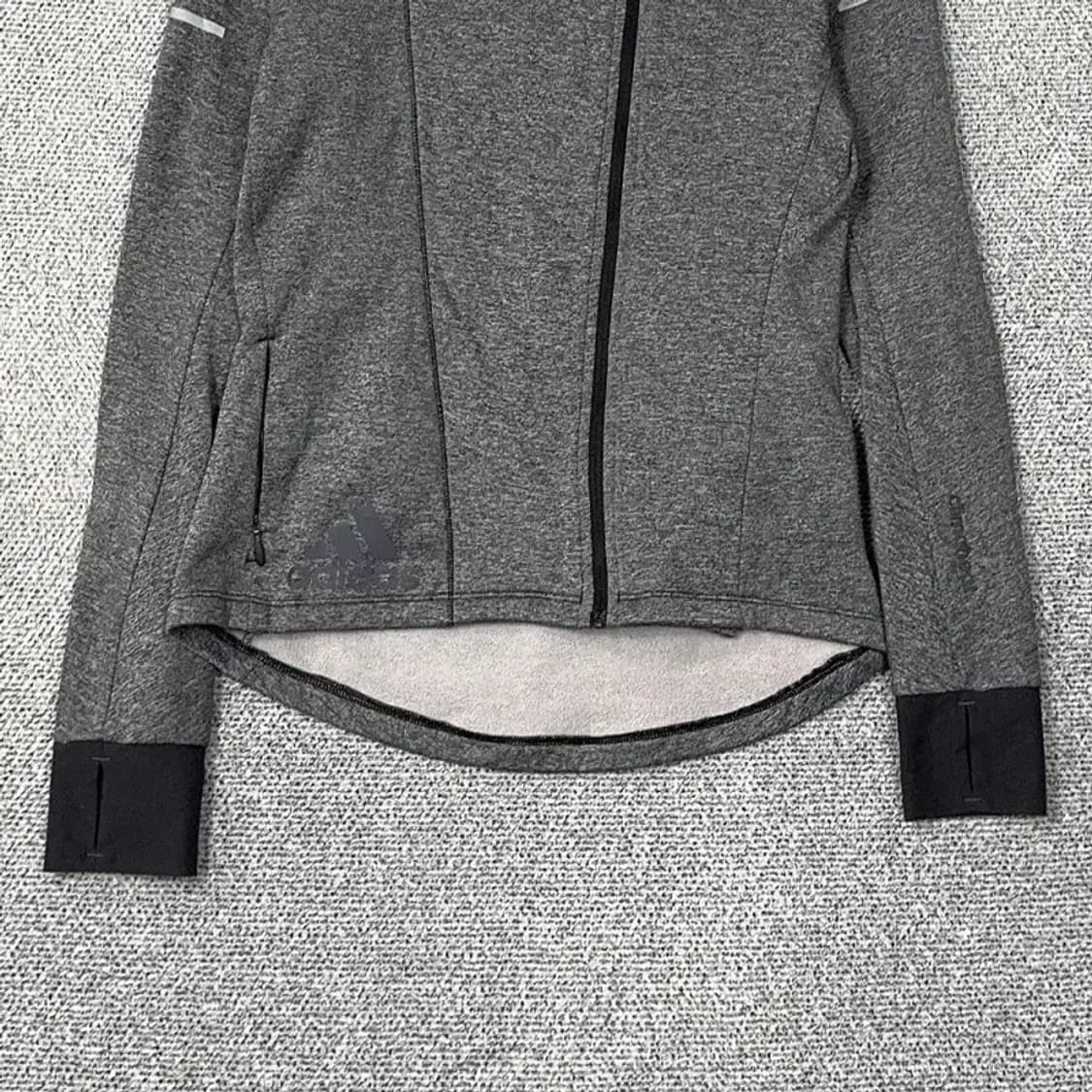 아디다스 빈티지 그레이 기능성 집업 저지 90 상품이미지4