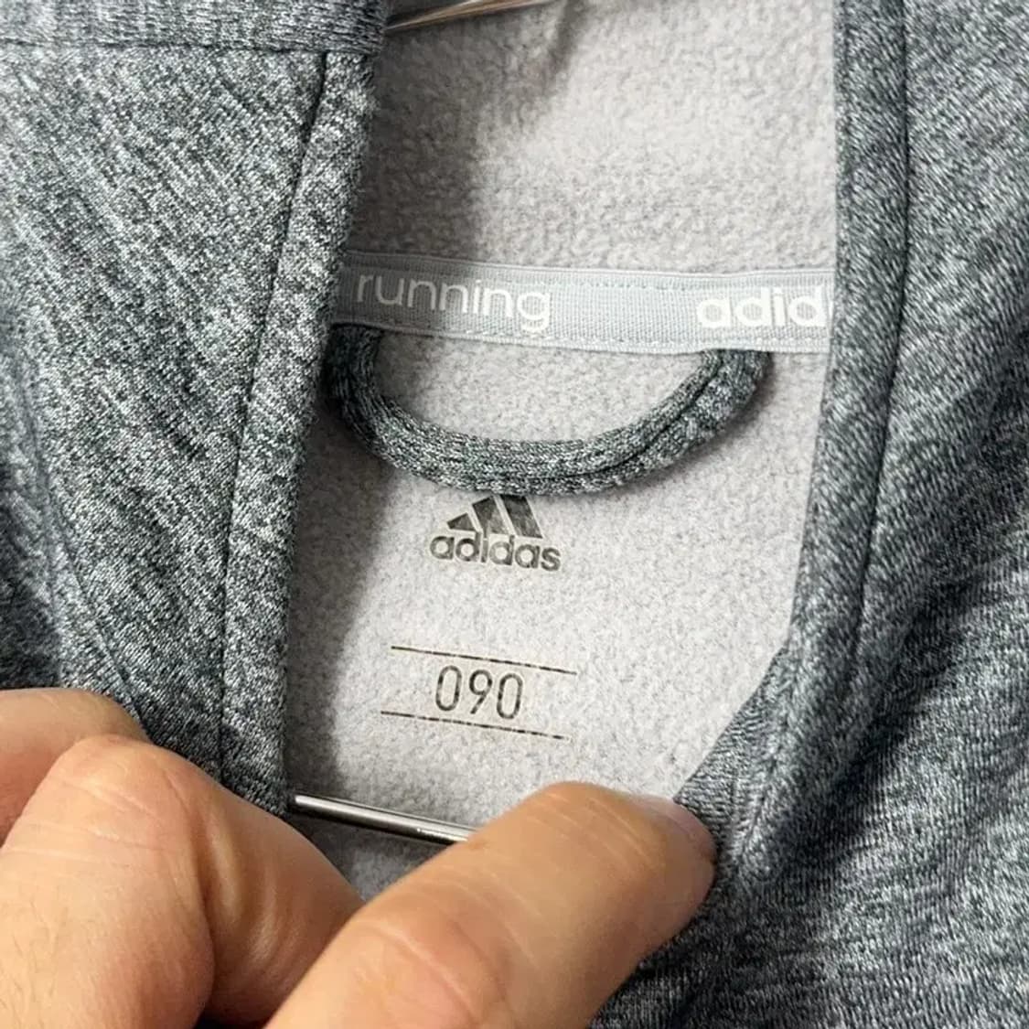 아디다스 빈티지 그레이 기능성 집업 저지 90 상품이미지5