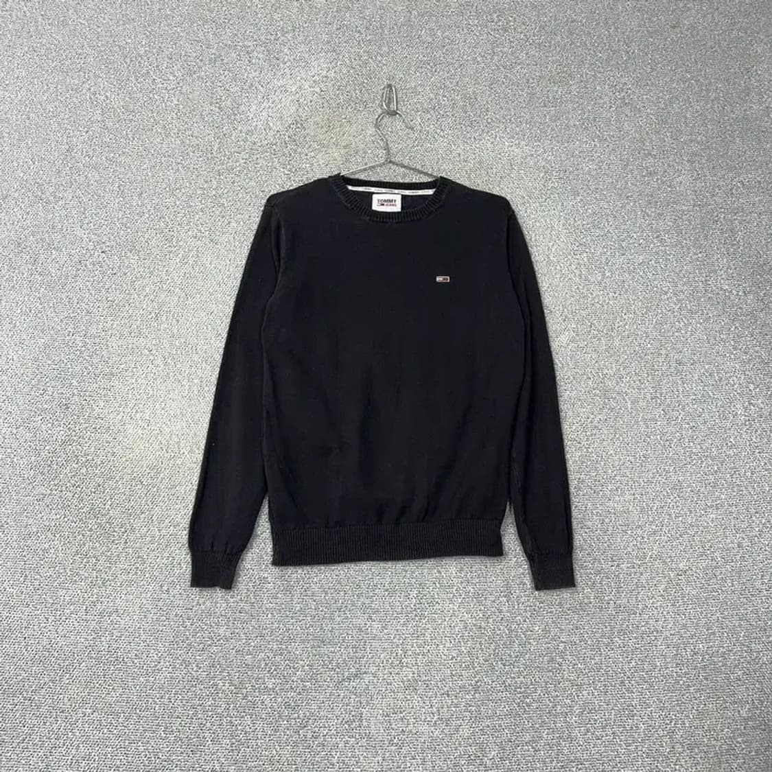 타미 진스 블랙 캐주얼 니트 맨투맨 S 상품이미지1