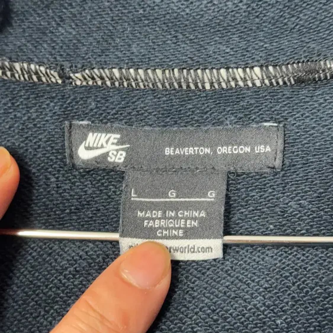 나이키 SB 투웨이 블랙 후드집업 L 상품이미지5