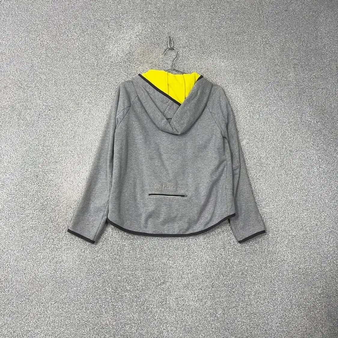 뉴발란스 로고 그레이 여성 후드집업 M 상품이미지2