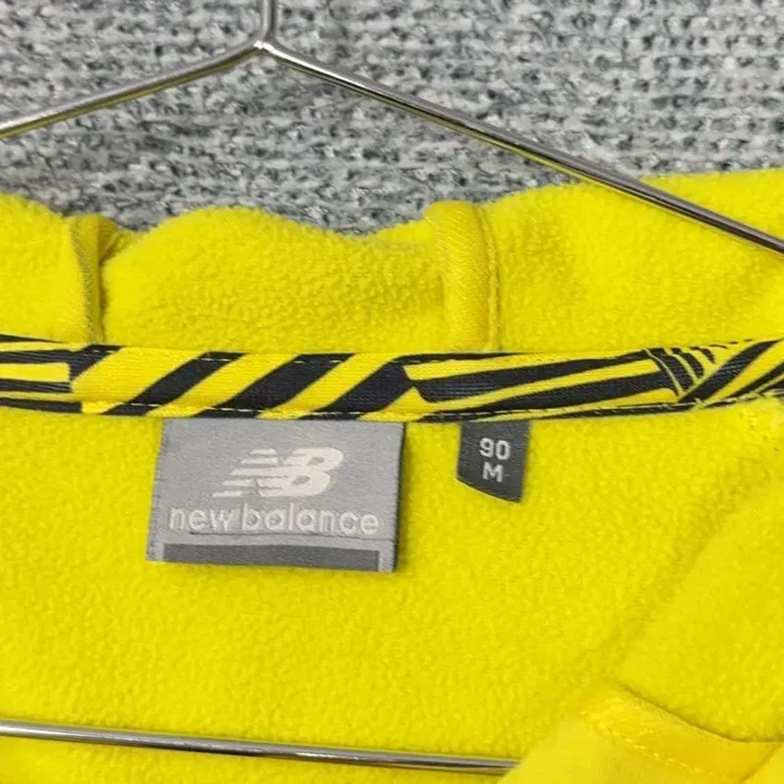 뉴발란스 로고 그레이 여성 후드집업 M 상품이미지3