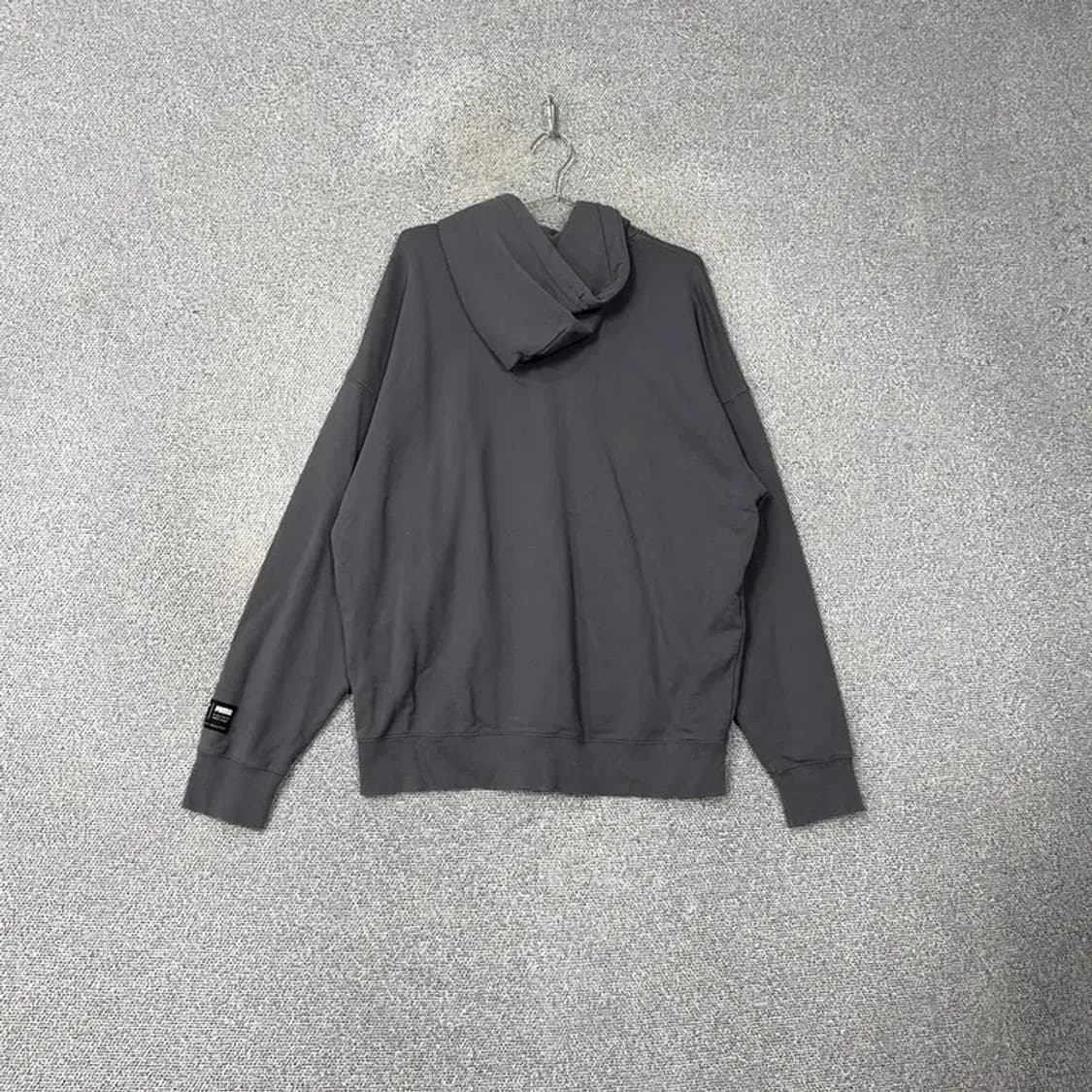 푸마 빈티지 그레이 후드티 L 상품이미지2