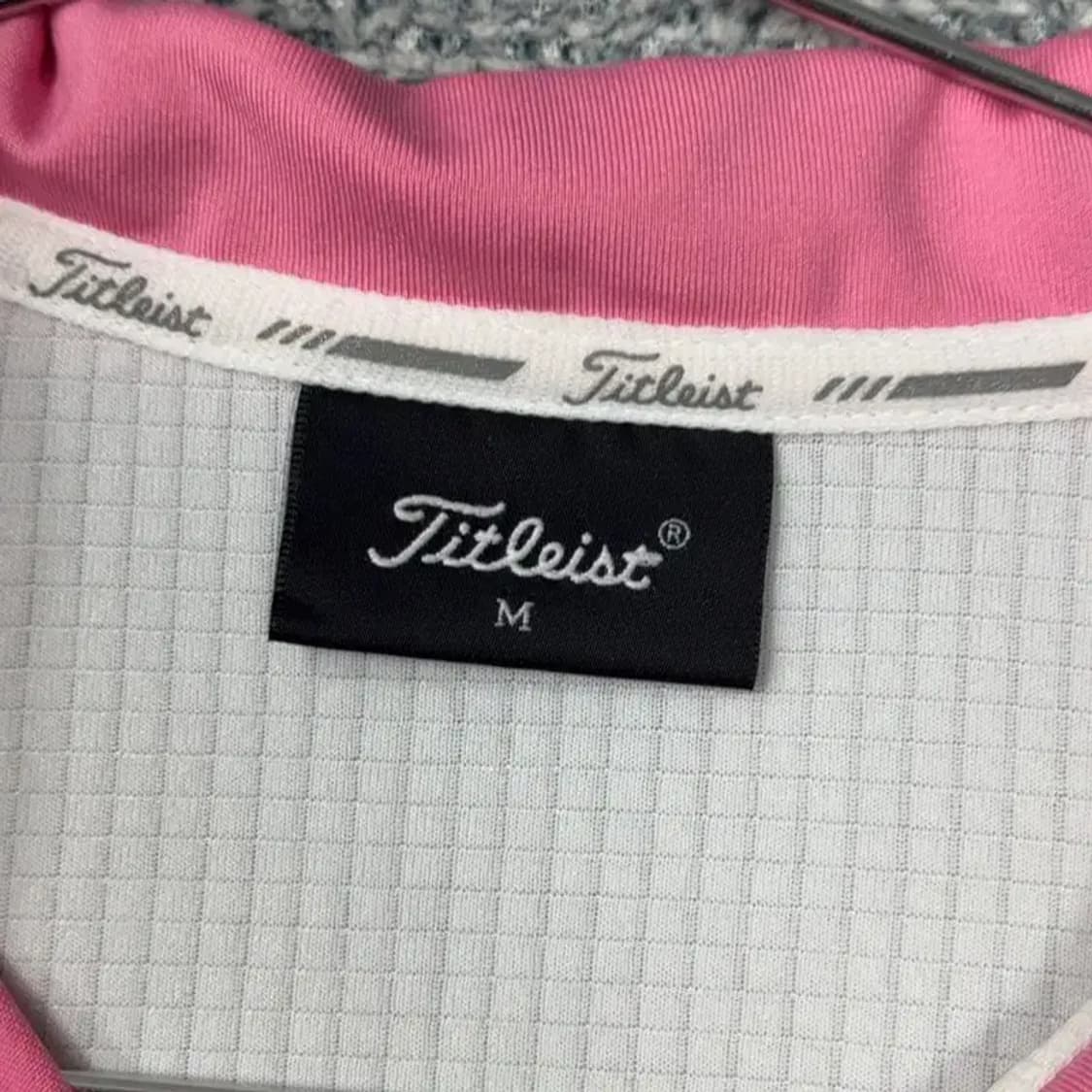 타이틀리스트 골프 13ss 핑크 기능성 카라티 M 상품이미지3