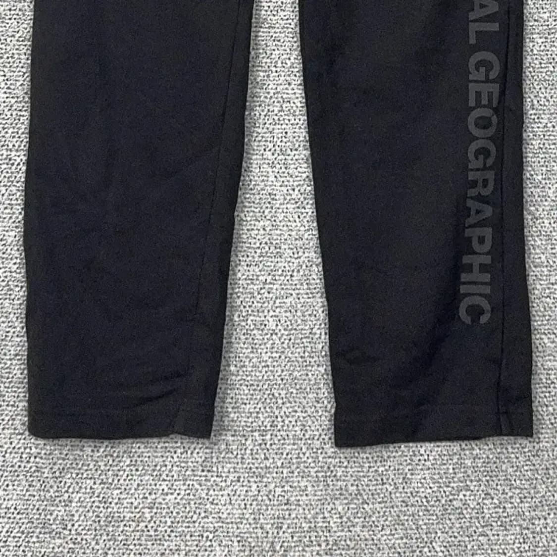 내셔널지오그래픽 블랙 로고 기능성 팬츠 30 상품이미지5