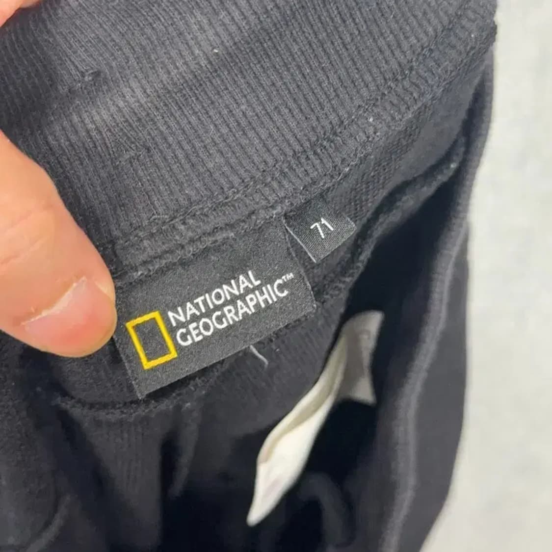 내셔널지오그래픽 블랙 로고 기능성 팬츠 30 상품이미지6