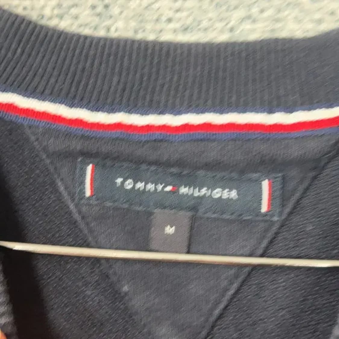 타미힐피거 네이비 캐주얼 맨투맨 M 상품이미지3