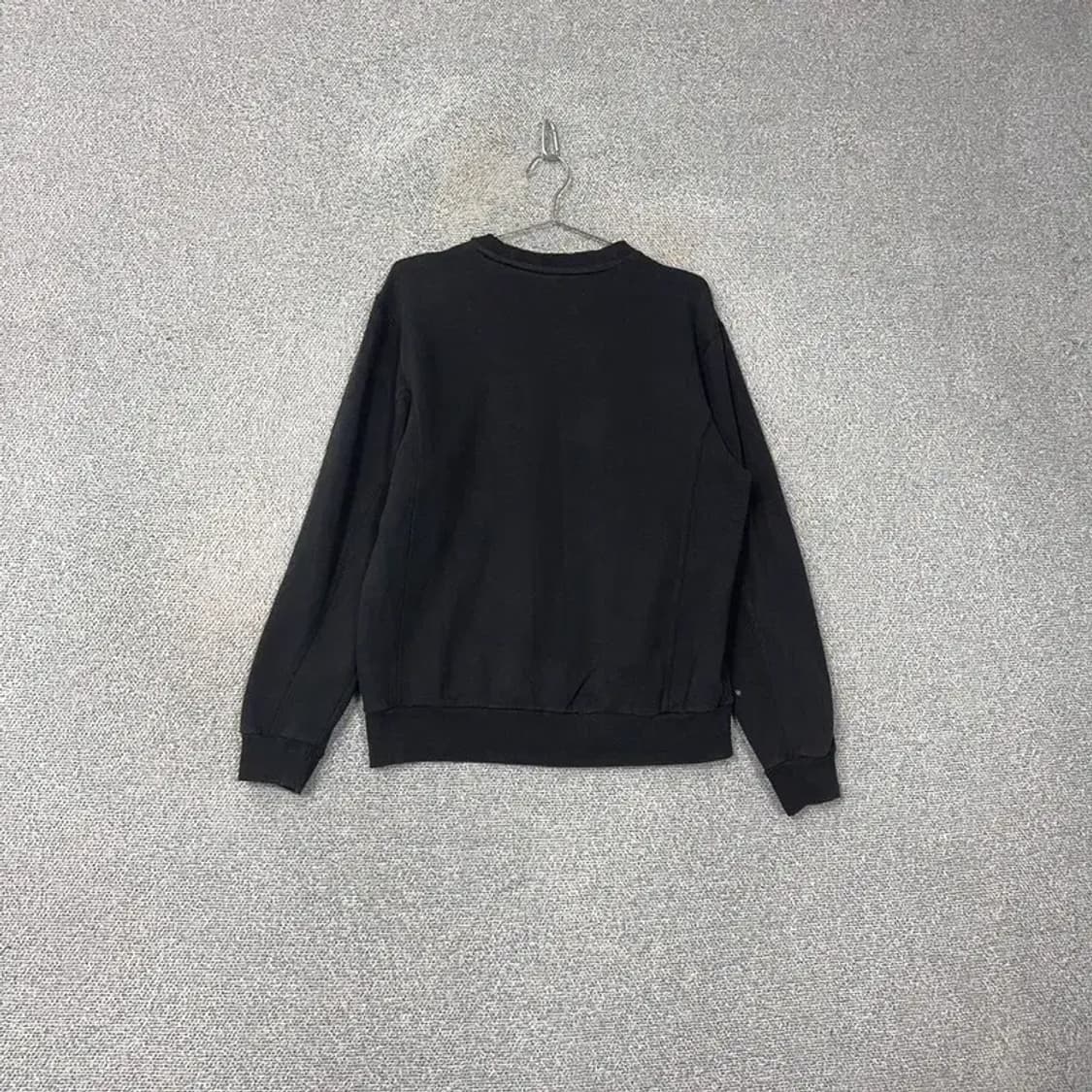 아디다스 옐로우 로고 블랙 맨투맨 100 상품이미지2