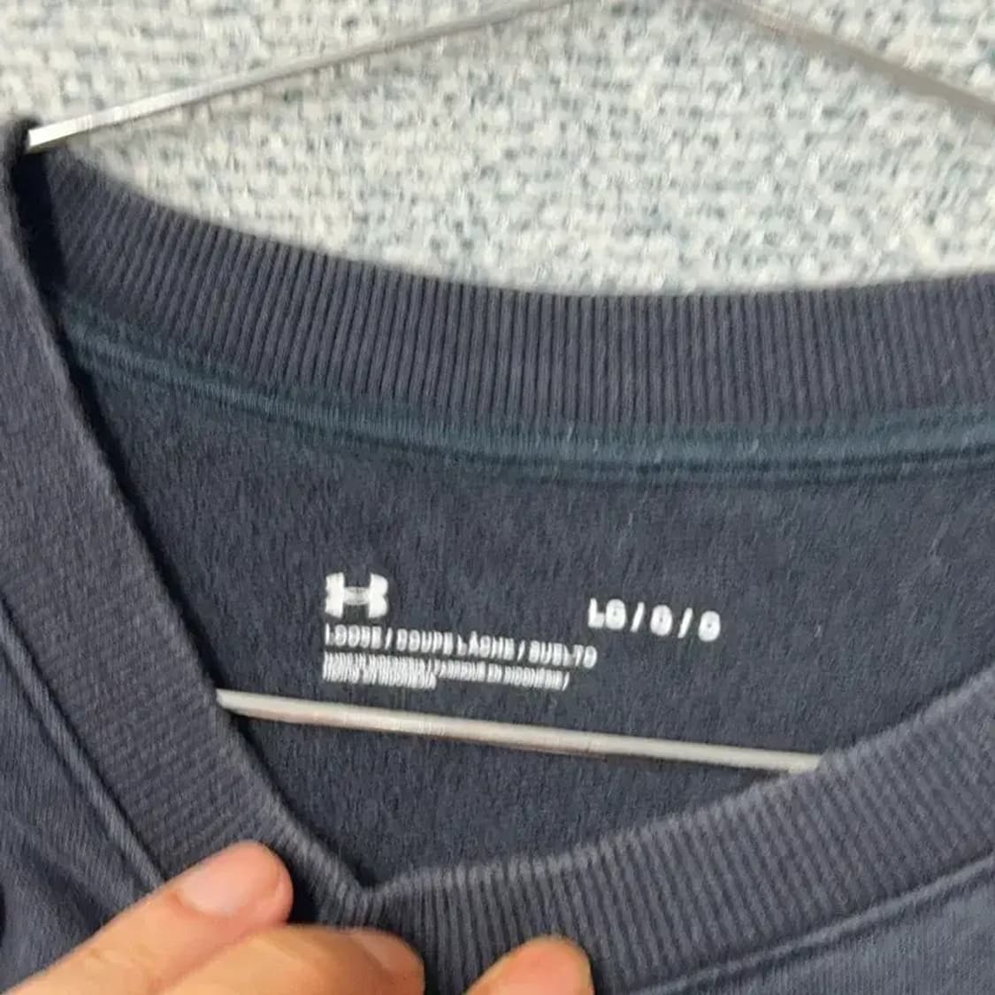 언더아머 빅로고 캐주얼 맨투맨 L 상품이미지3