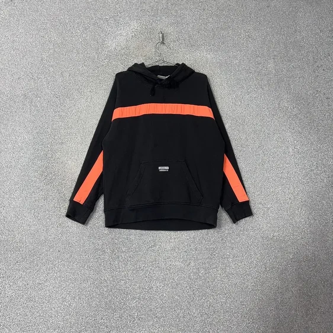 아디다스 빈티지 로고 오버핏 후드티 L 상품이미지1