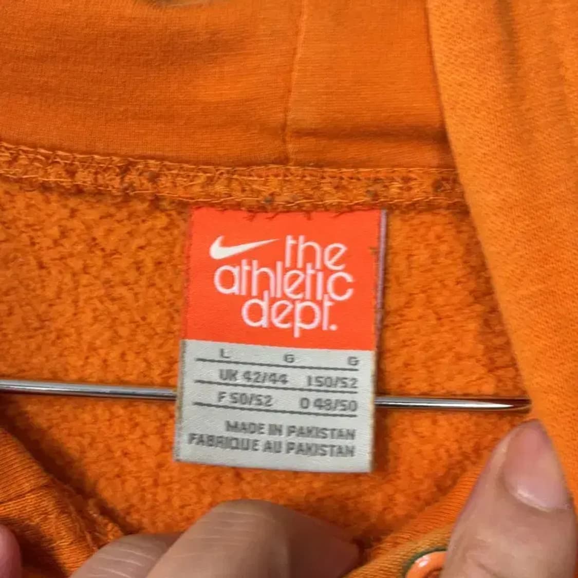 나이키 캐주얼 오렌지 후드티 L 상품이미지3