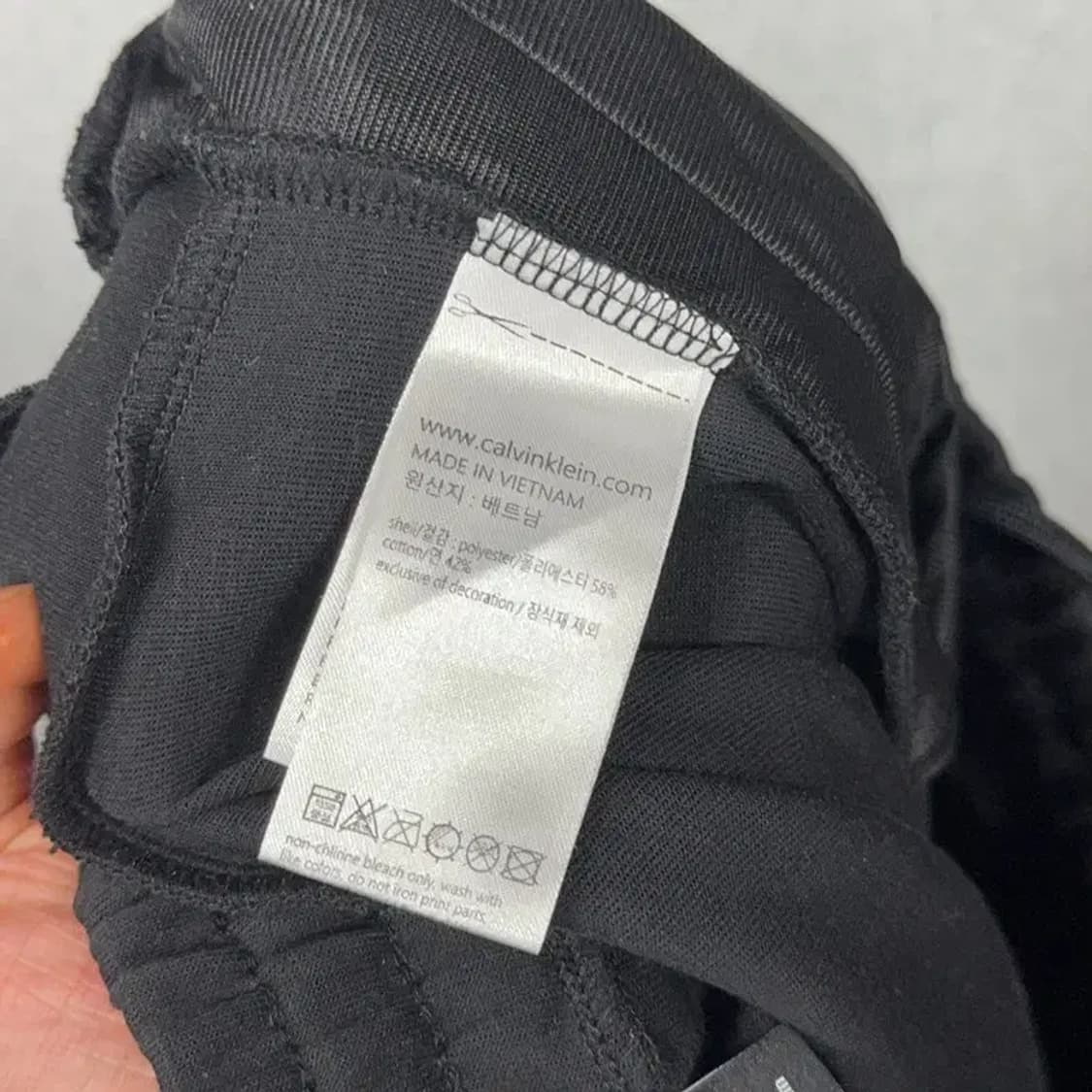 캘빈클라인 블랙 조거팬츠 XL 상품이미지6