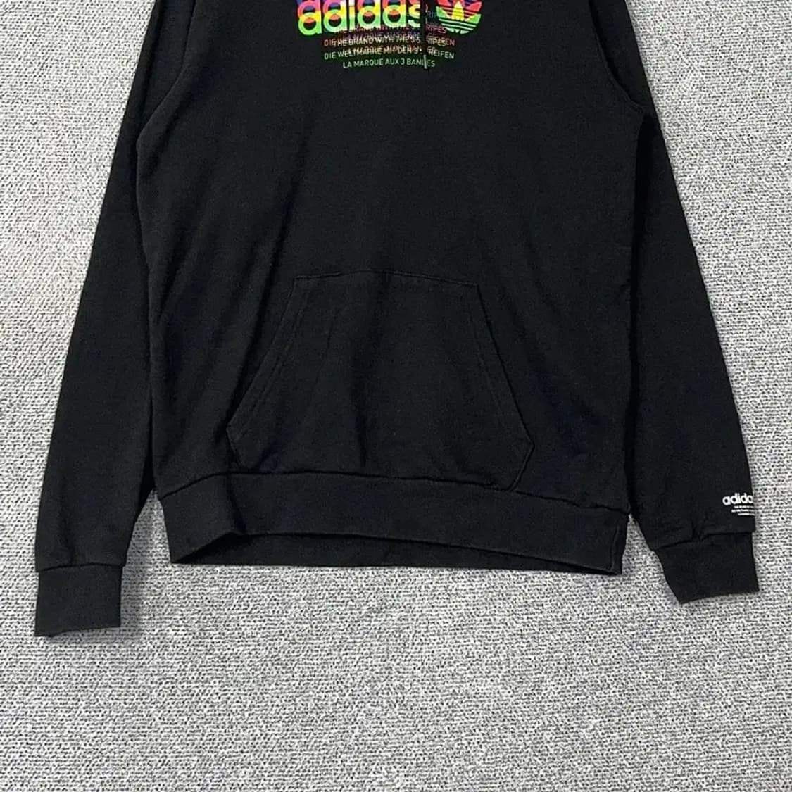 아디다스 컬러 로고 후드티 XL 상품이미지4