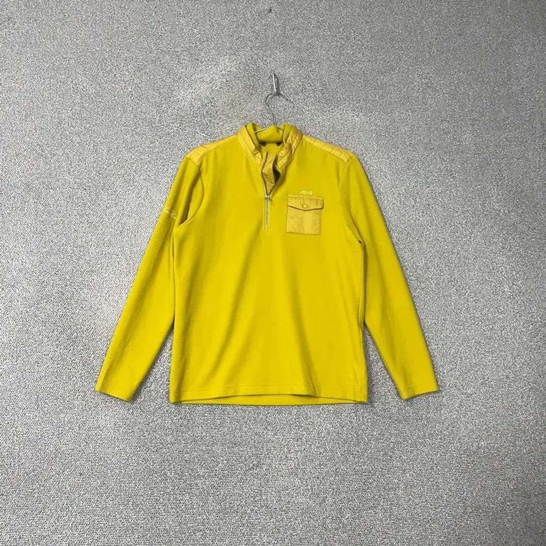 루이까스텔 골프 기능성 반집업 옐로우 긴팔티 95 상품이미지1