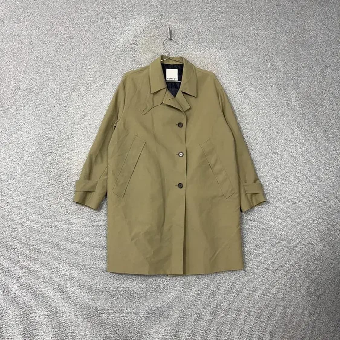 톰보이 3버튼 빈티지 트렌치 코트 F 상품이미지1