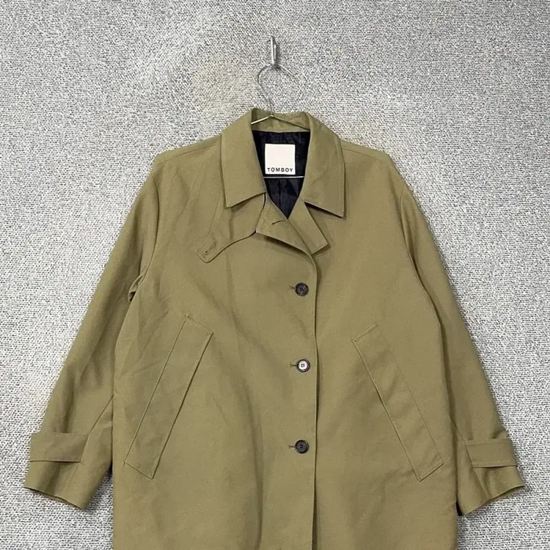 톰보이 3버튼 빈티지 트렌치 코트 F 상품이미지3