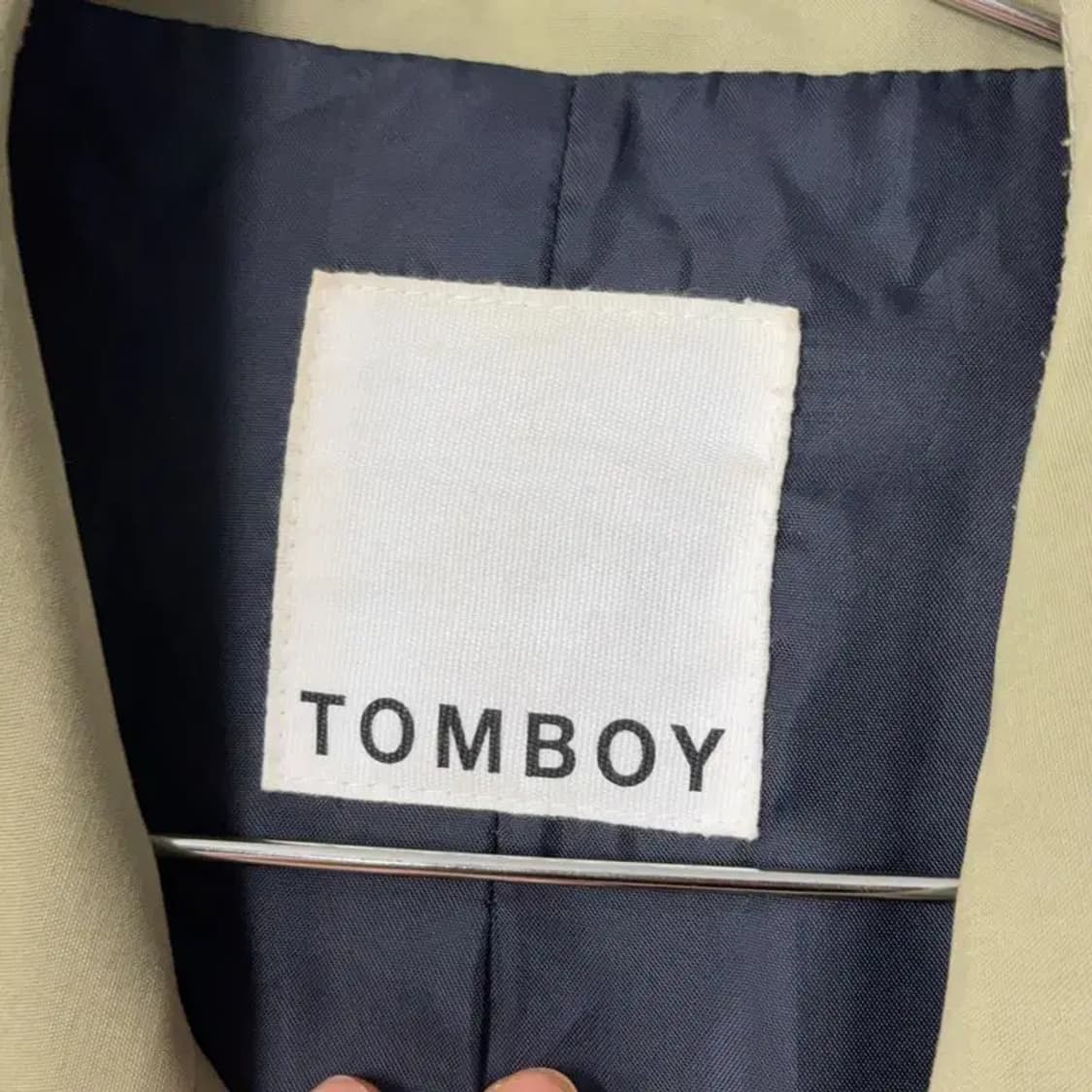 톰보이 3버튼 빈티지 트렌치 코트 F 상품이미지5