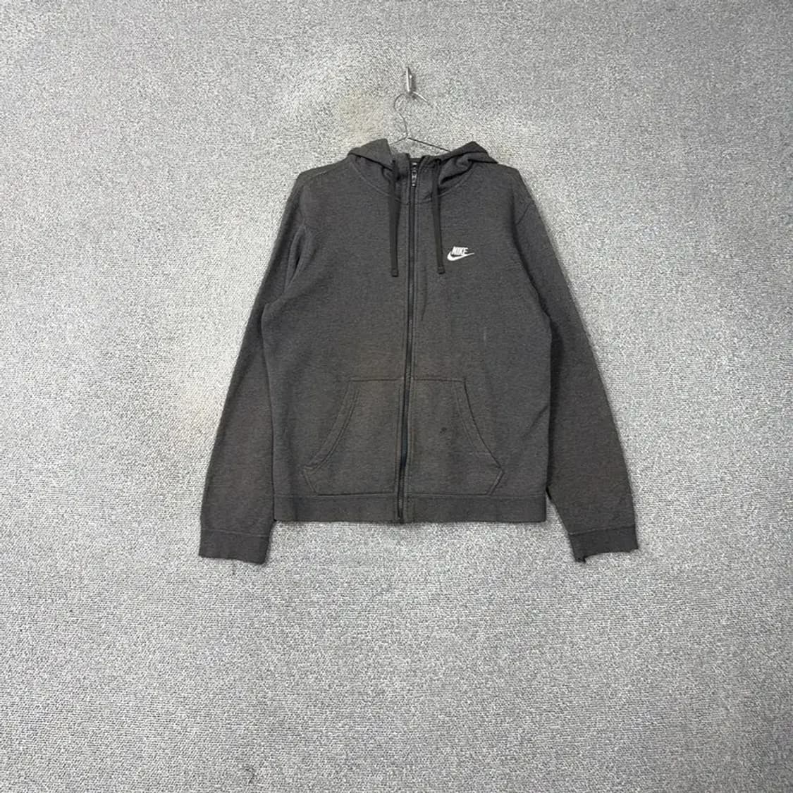 나이키 그레이 로고 후드집업 M 상품이미지1