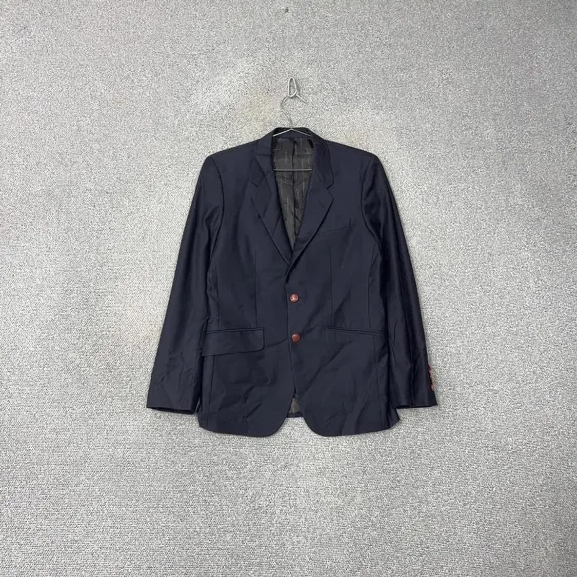 커스텀멜로우 네이비 투버튼 정장 블레이저 100 상품이미지1