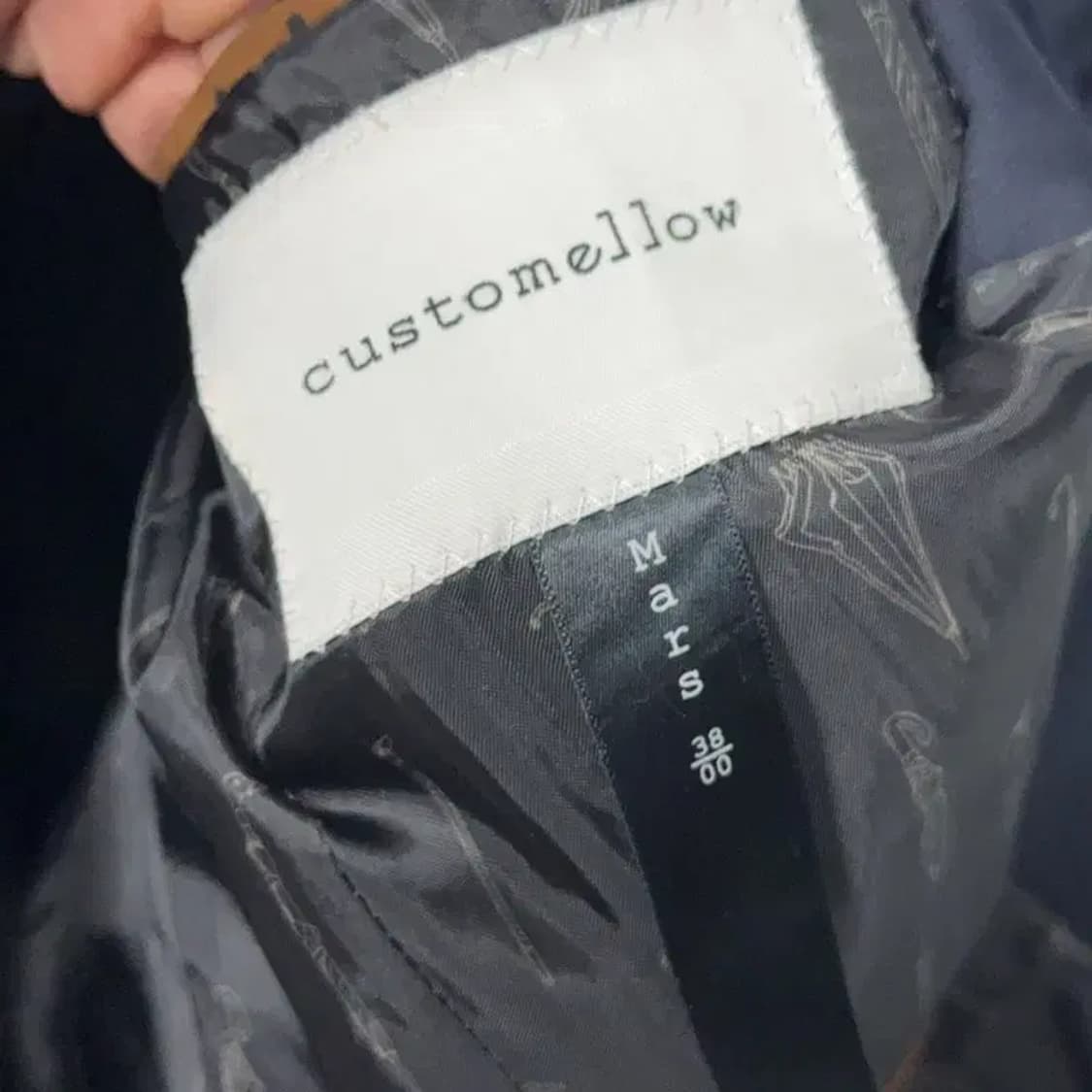 커스텀멜로우 네이비 투버튼 정장 블레이저 100 상품이미지4