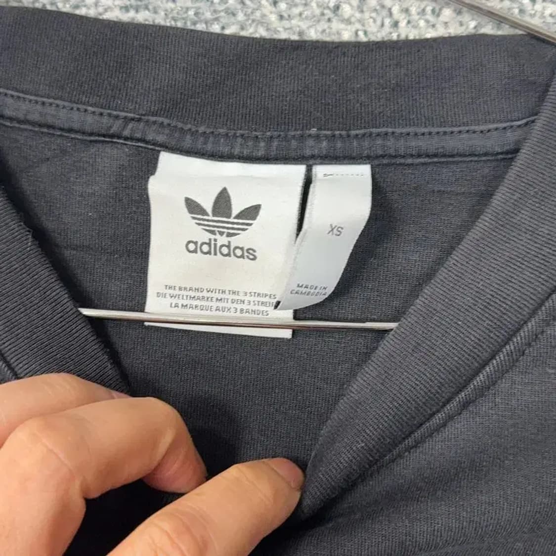 아디다스 하단로고 삼선 기능성 맨투맨 XS 상품이미지3