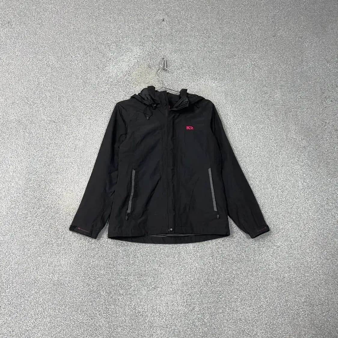 K2 블랙 로고 기능성 바람막이 90 상품이미지1