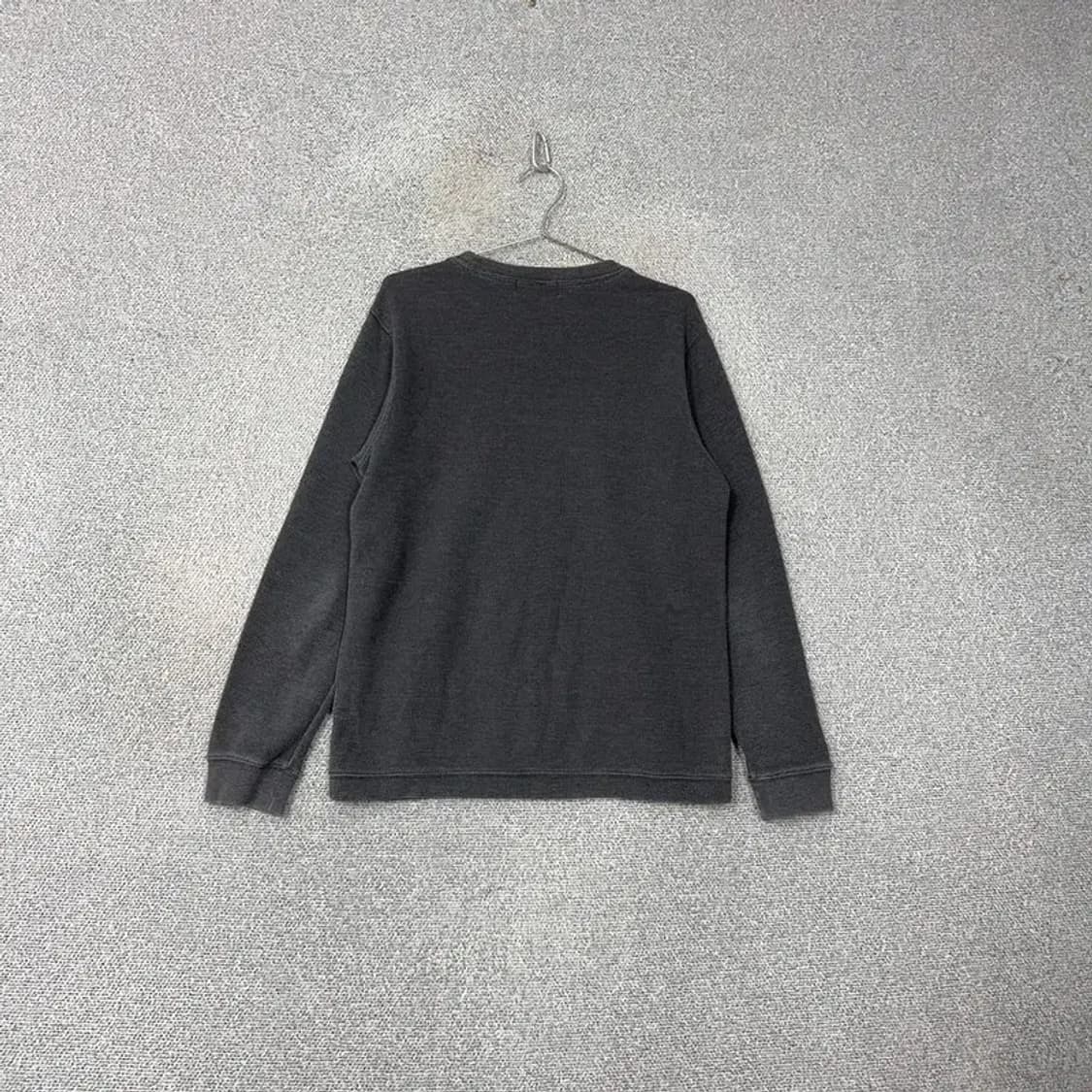 버커루 그레이 빈티지 와플 로고 맨투맨 L 상품이미지2