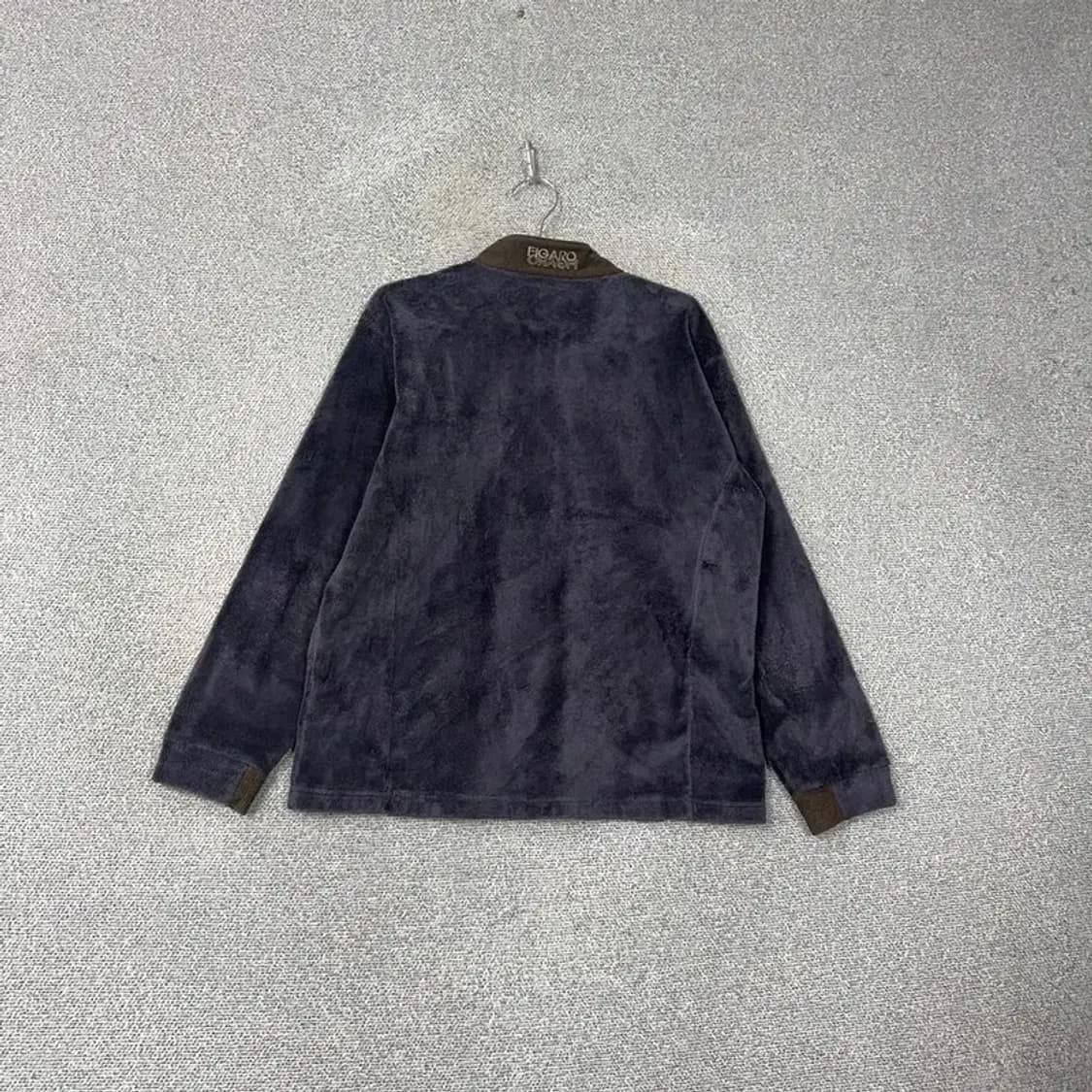 피가로 로고 반집업 긴팔 후리스 100 상품이미지2