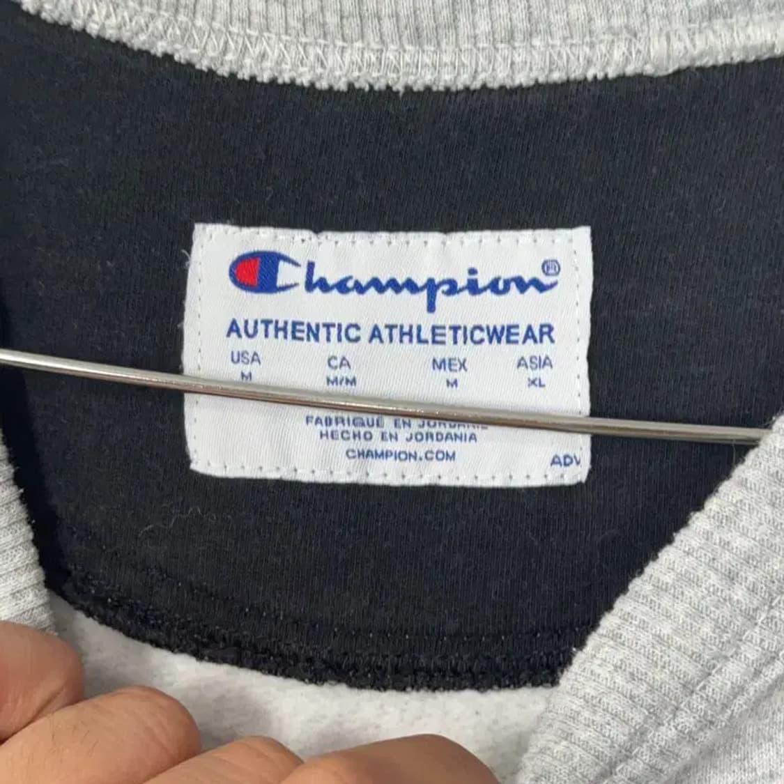 챔피온 그레이 오버핏 맨투맨 XL 상품이미지3