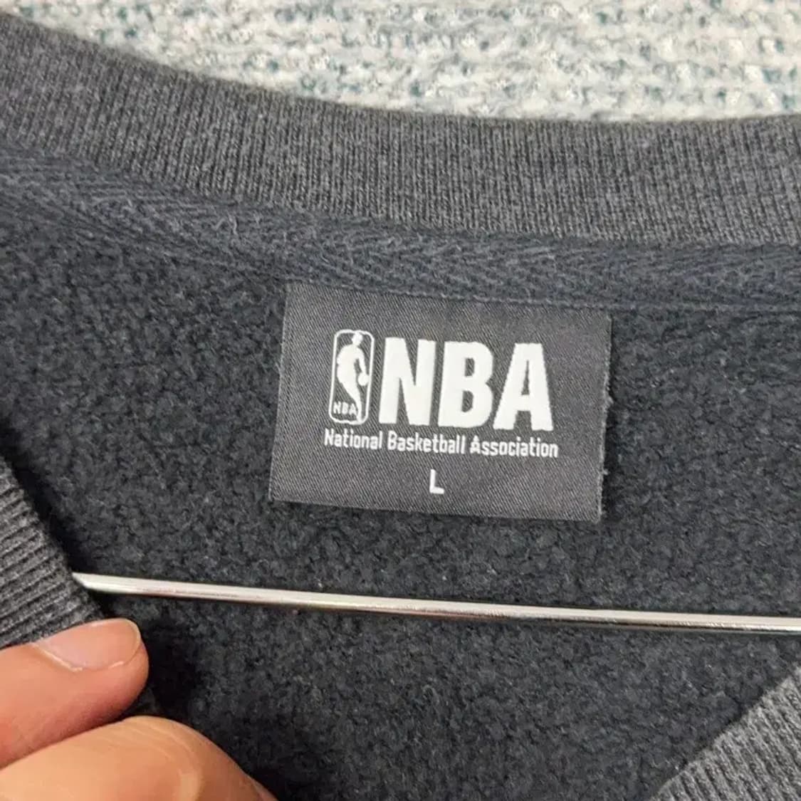 NBA 토론토 백프린팅 그레이 맨투맨 L 상품이미지3