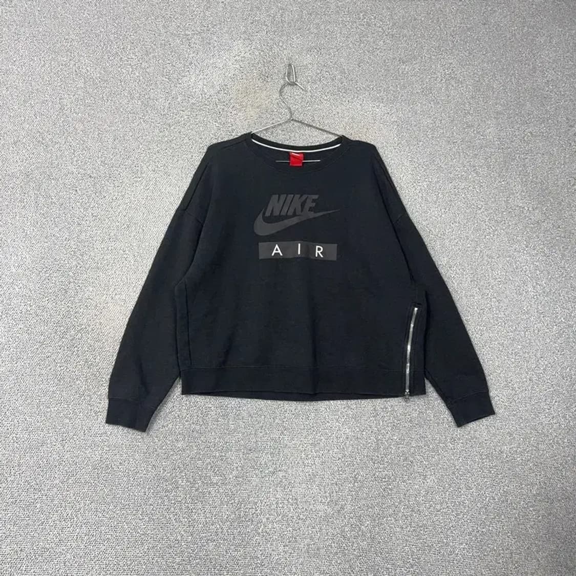 나이키 프린팅 블랙 오버핏 맨투맨 XXL 상품이미지1