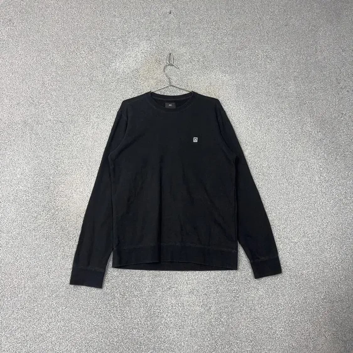 오베이 블랙 로고 맨투맨 L 상품이미지1