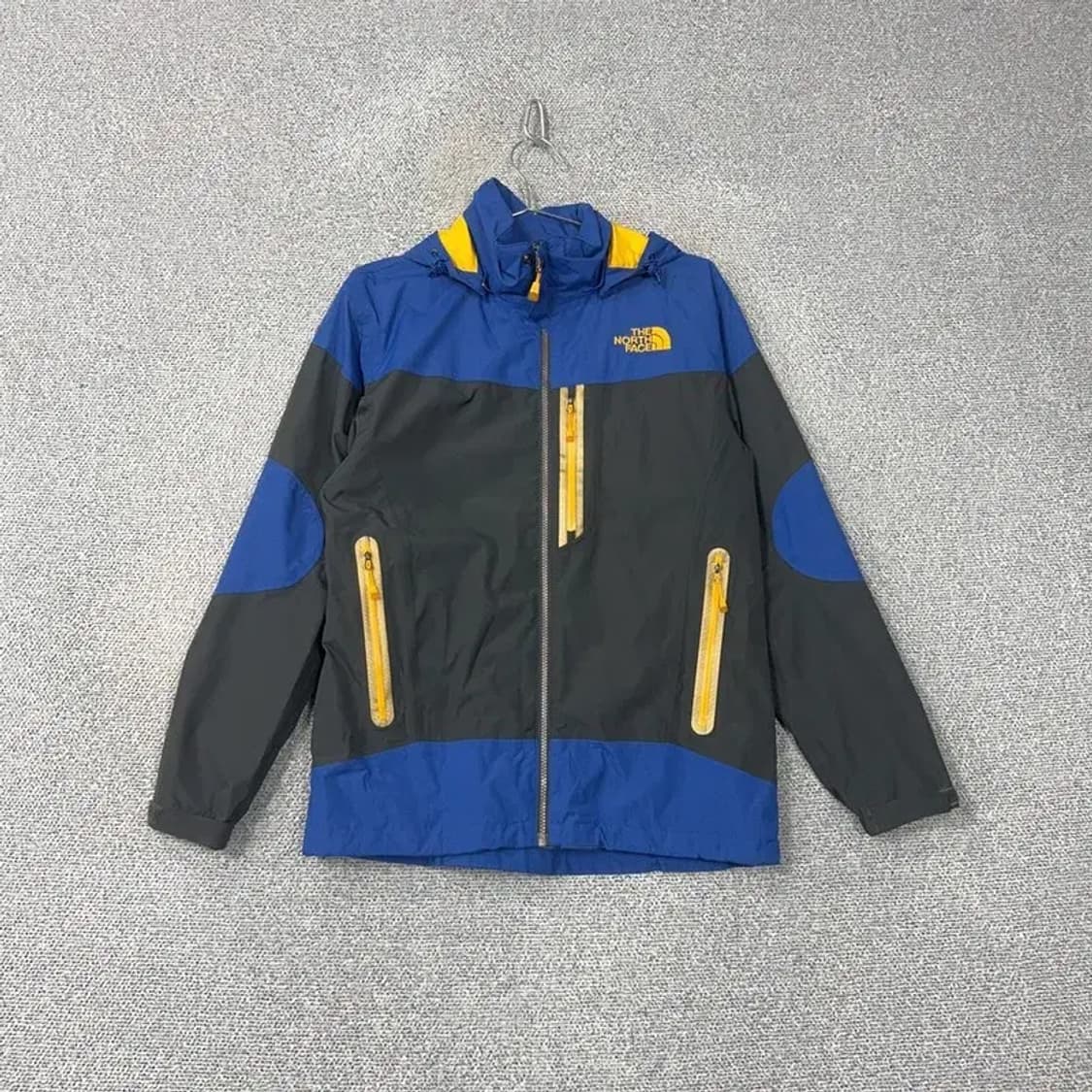 노스페이스 블루 다채색 기능성 바람막이 90 상품이미지1