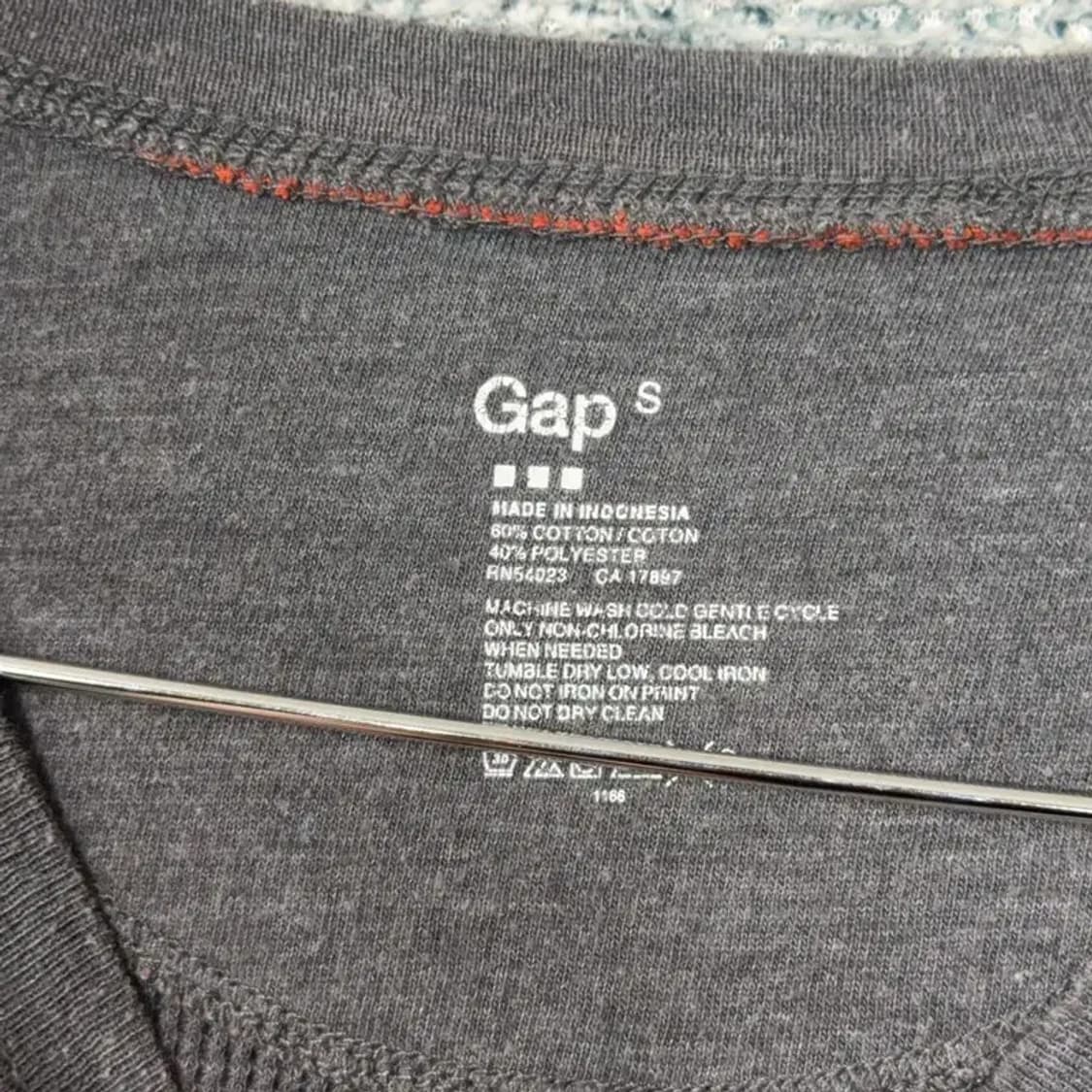 갭 오렌지 스트라이프 그레이 니트 S 상품이미지3