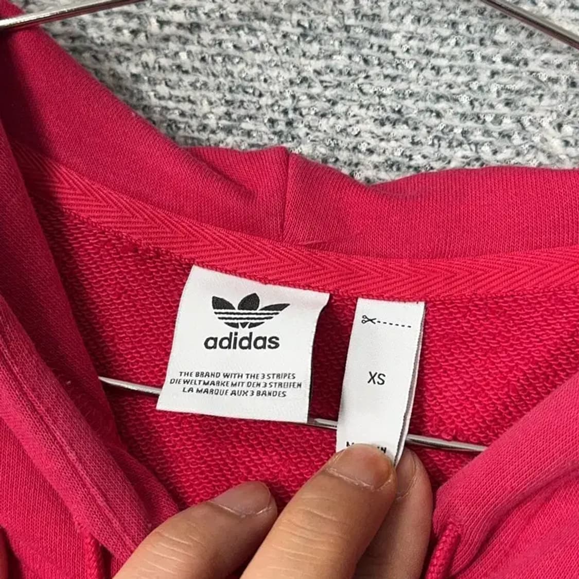 아디다스 빅로고 후드티 XS 상품이미지3