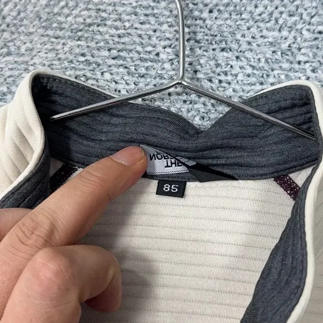 노스페이스 로고 여성 기능성 긴팔티 S 상품이미지4