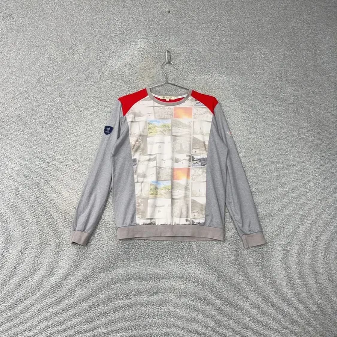 빈폴 프린팅 그레이 맨투맨 90 상품이미지1