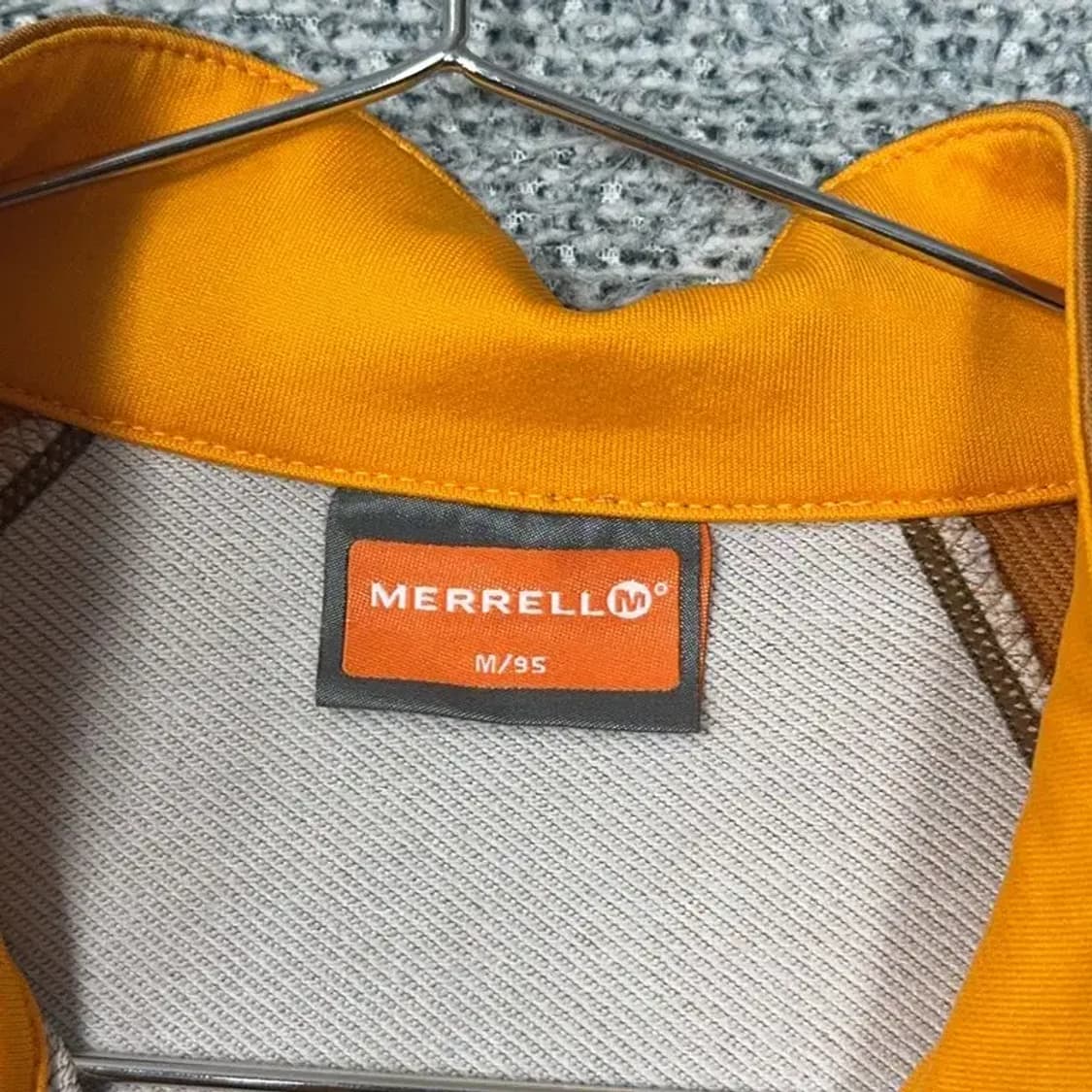 머렐 오렌지 기능성 반집업 긴팔티 M 상품이미지3