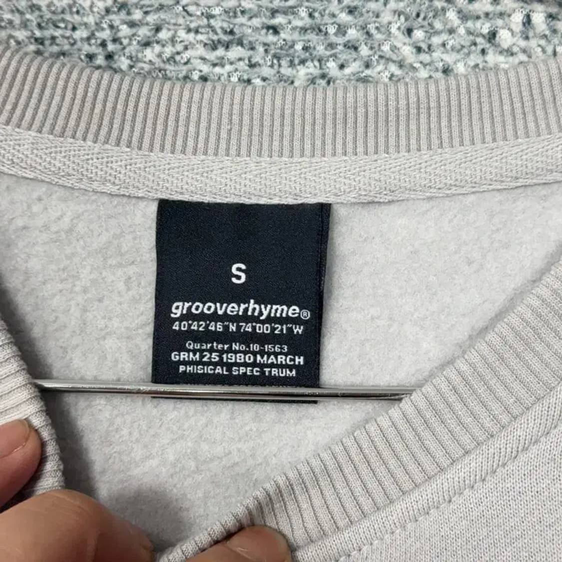 그루브라임 로고 맨투맨 S 상품이미지3