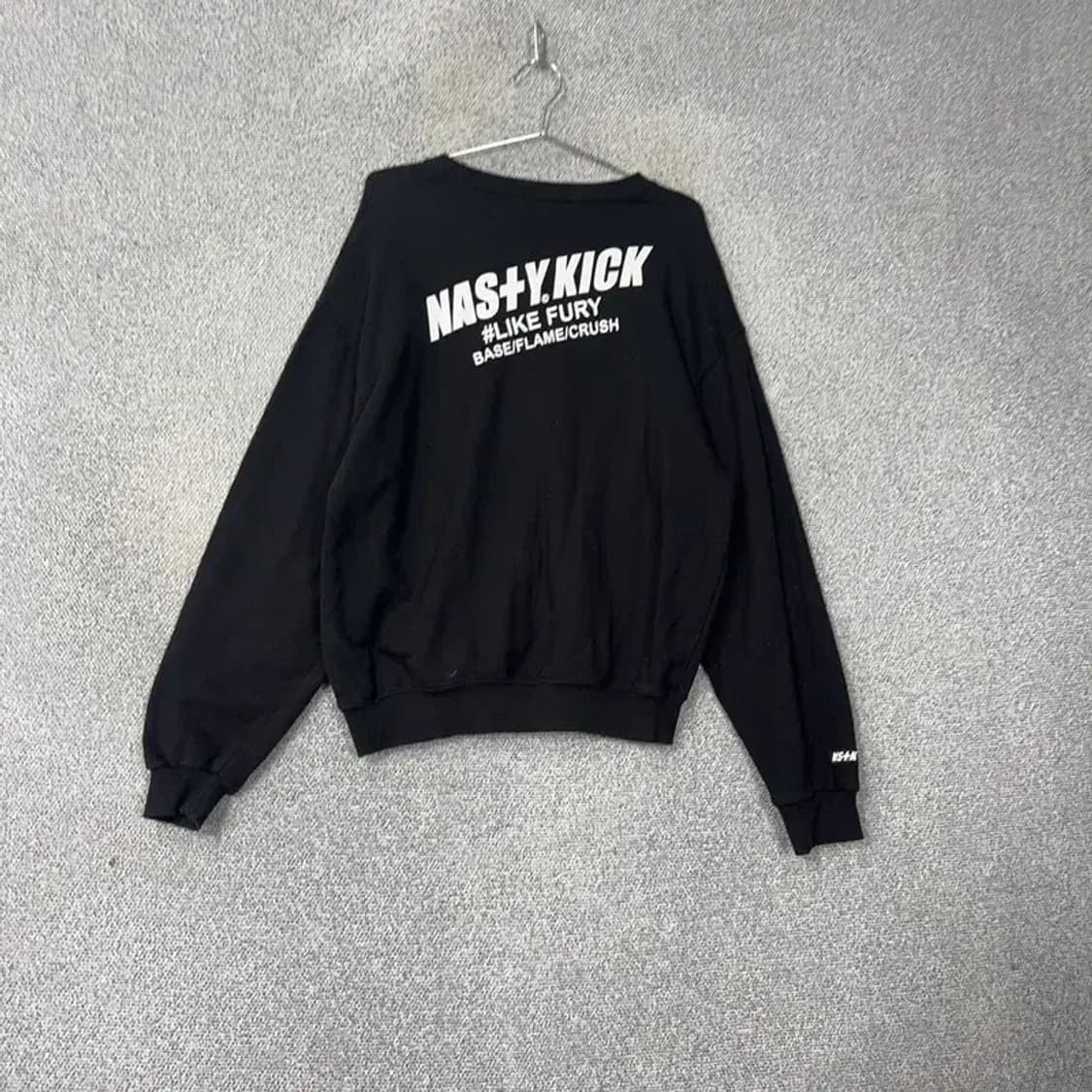 내스티킥 프린팅 오버핏 스웻셔츠 맨투맨 M 상품이미지2