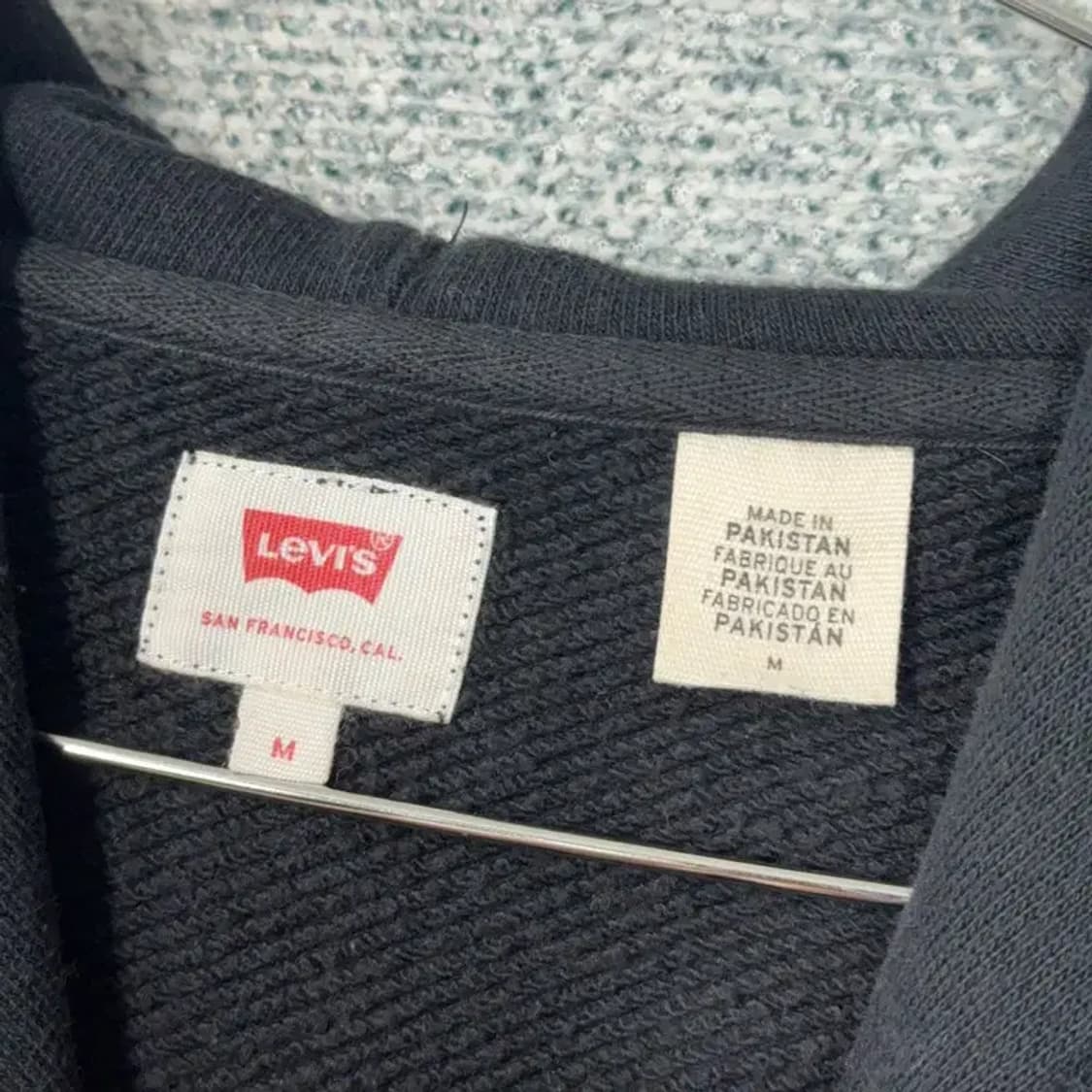 리바이스 박스 프린팅 후드티 M 상품이미지3