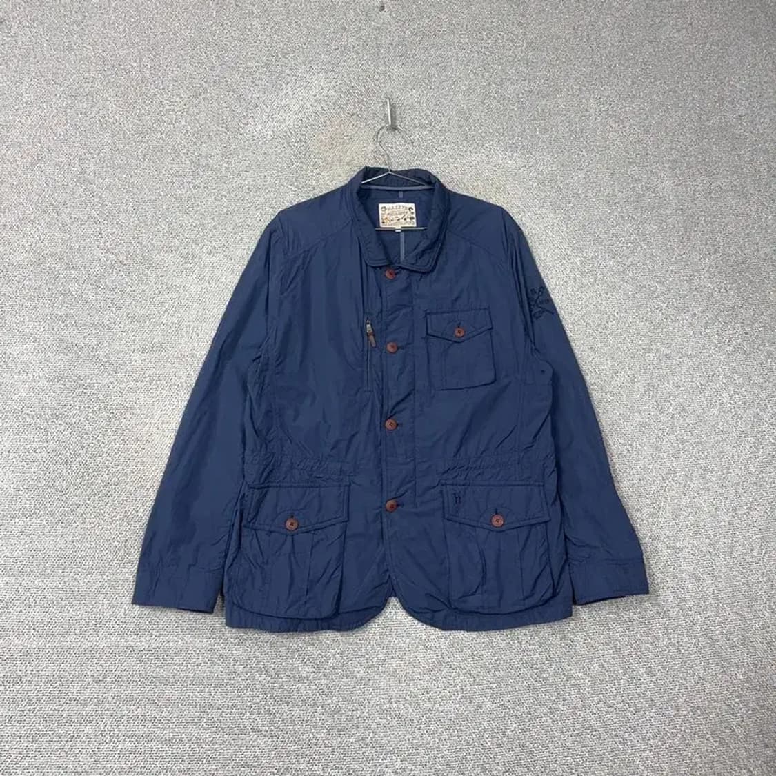 해지스 네이비 버튼 나일론 자켓 110 상품이미지1
