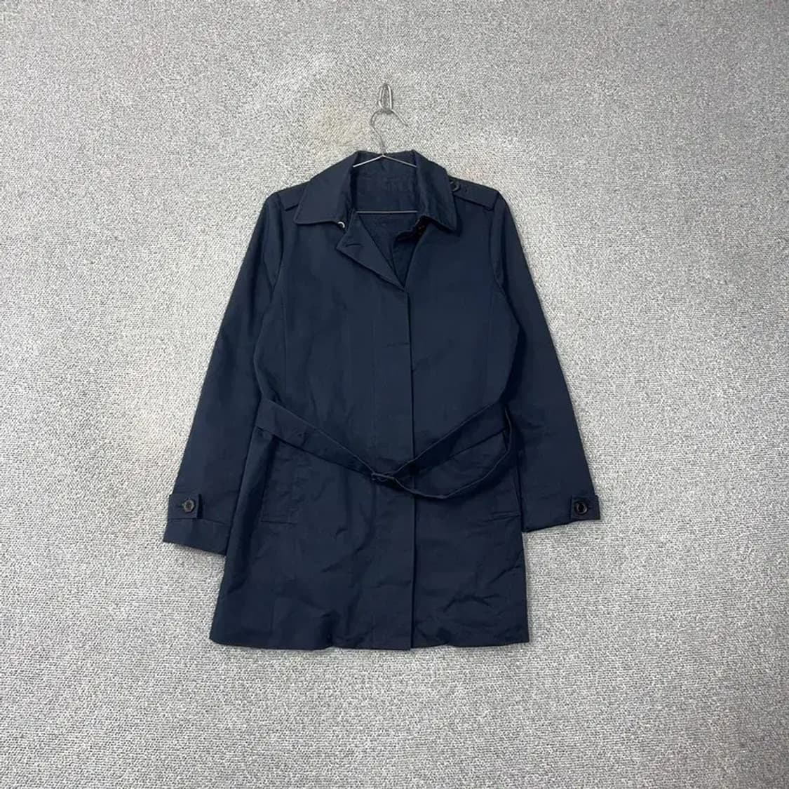 라코스테 여성 네이비 트렌치코트 100 상품이미지1