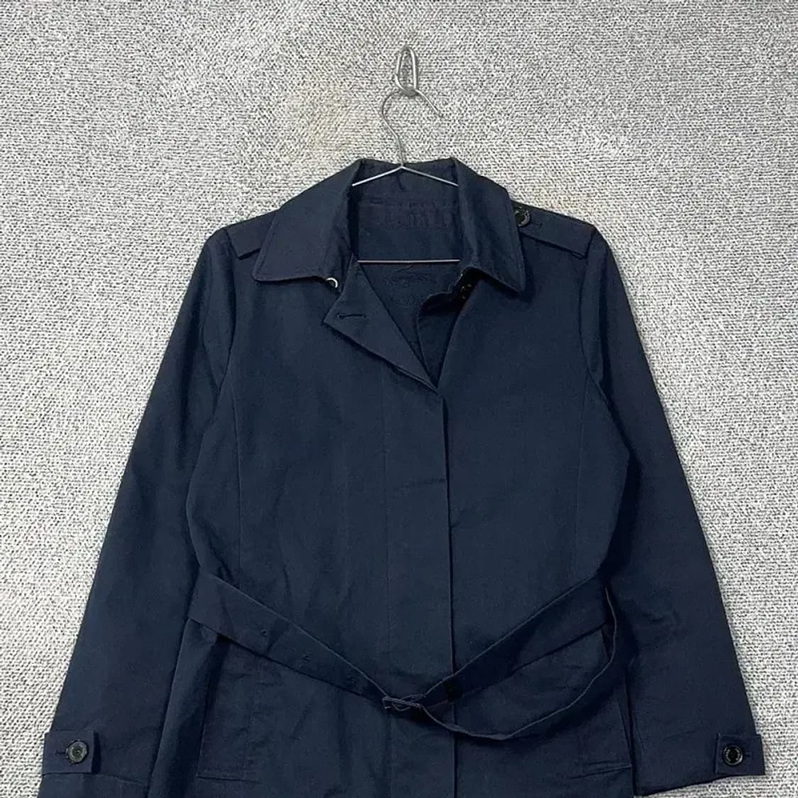 라코스테 여성 네이비 트렌치코트 100 상품이미지3