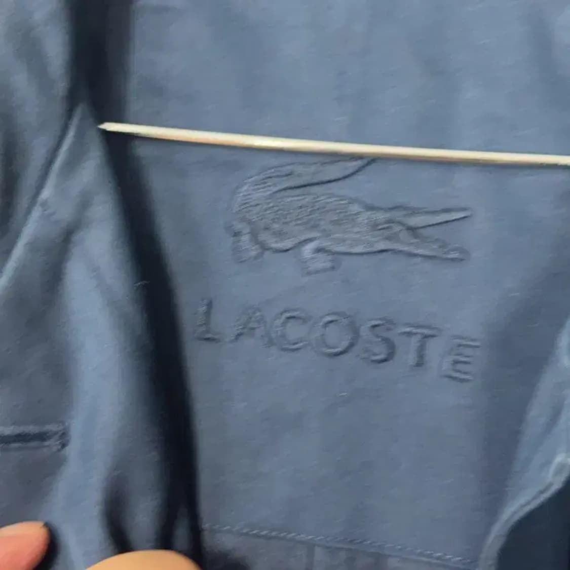 라코스테 여성 네이비 트렌치코트 100 상품이미지5